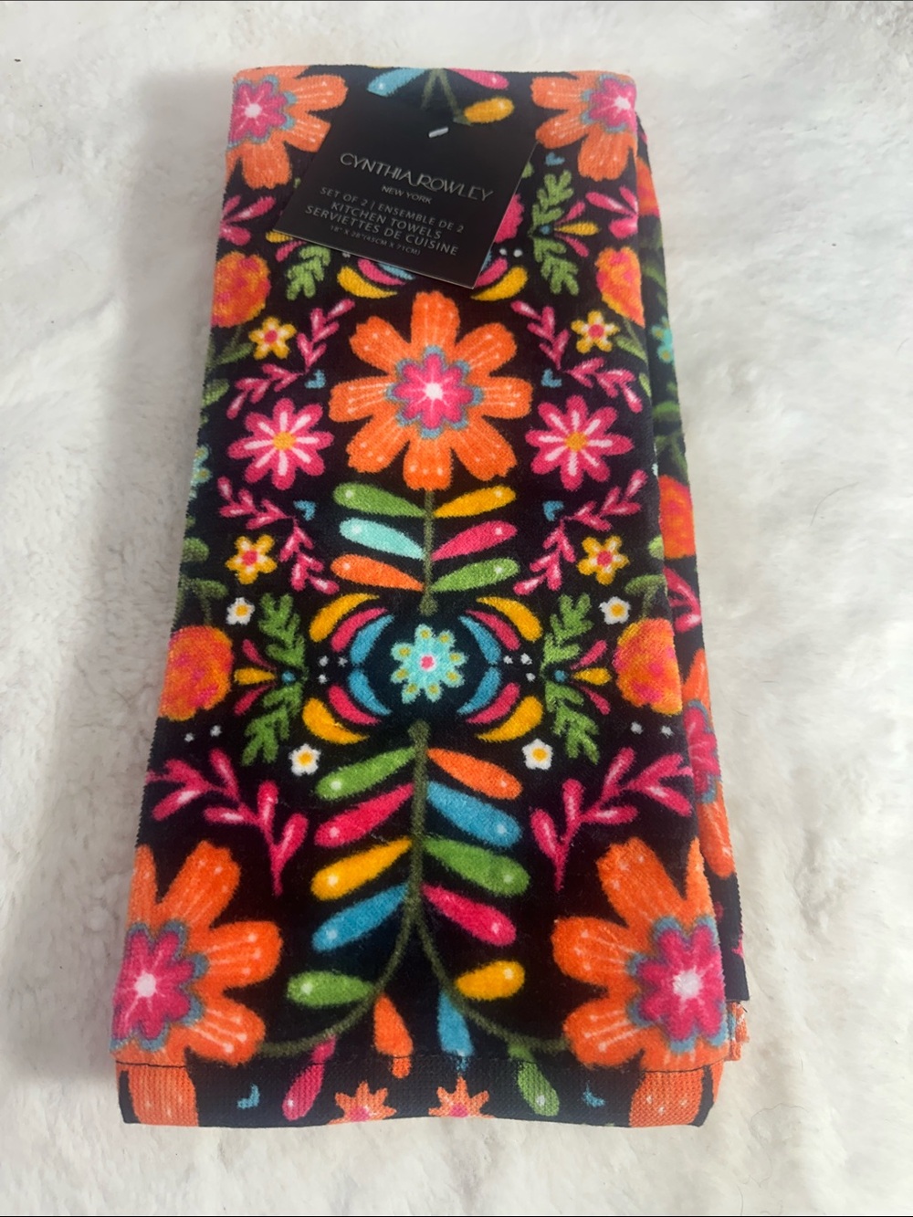 Cynthia Rowley Halloween kitchen towels